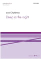 Deep in the Night SATB choral sheet music cover